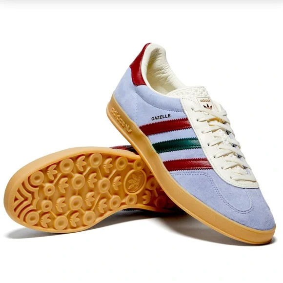 adidas gazelle silver green womens Gazelle Indoor
